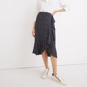 Madewell Spring Fling MIDI Skirt NWOT